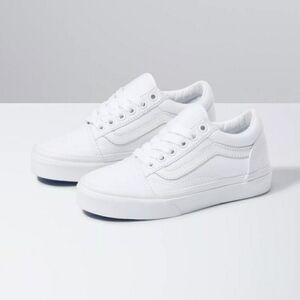 Vans KIDS OLD SKOOL kid'sSize 1 Little kids, Color true whiteNew without…